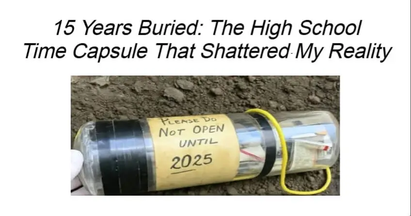 High School Time Capsule That Shattered My Reality