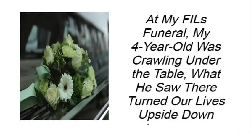 What My Son Saw Under the Table Changed Everything