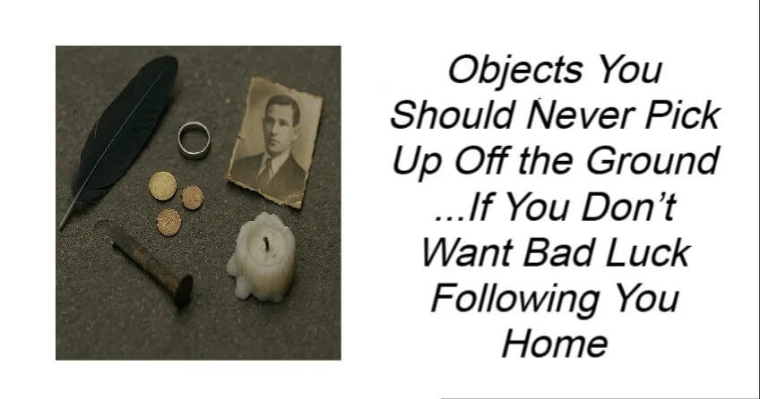 Objects You Should Never Pick Up Off the Ground