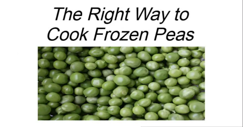 The Right Way to Cook Frozen Peas