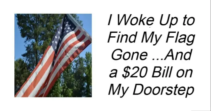 I Woke Up to Find My Flag Gone