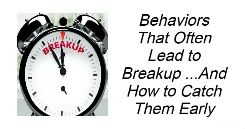 Behaviors That Often Lead to Breakup