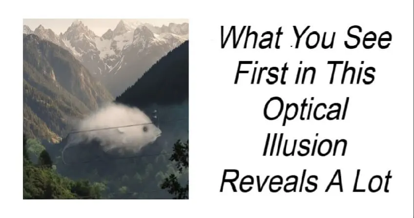What You See First in This Optical Illusion Reveals A Lot