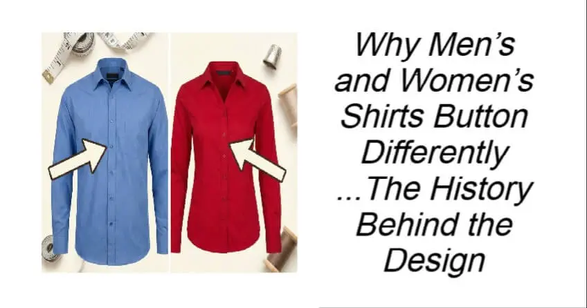 Why Men’s and Women’s Shirts Button Differently