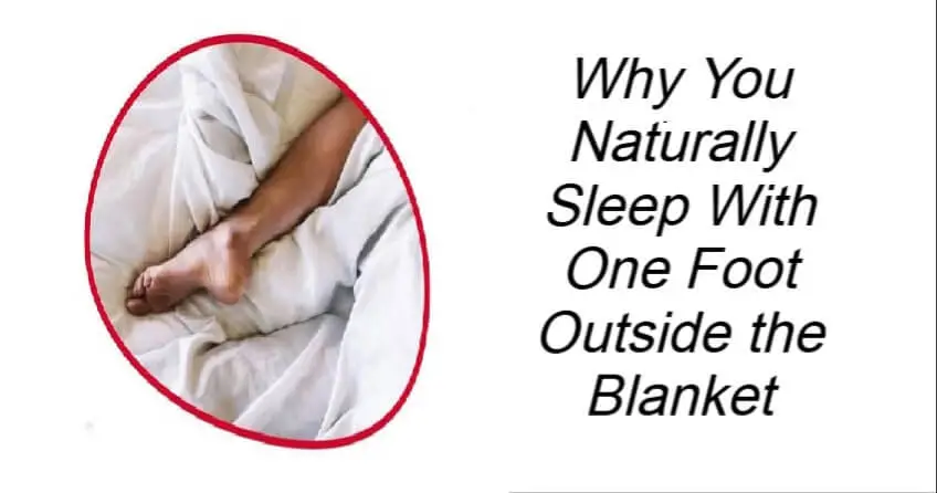 Why You Naturally Sleep With One Foot Outside the Blanket