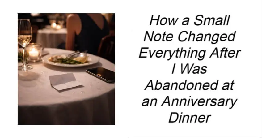 How a Small Note Changed Everything
