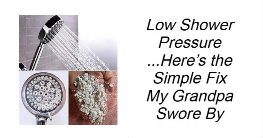 Low Shower Pressure