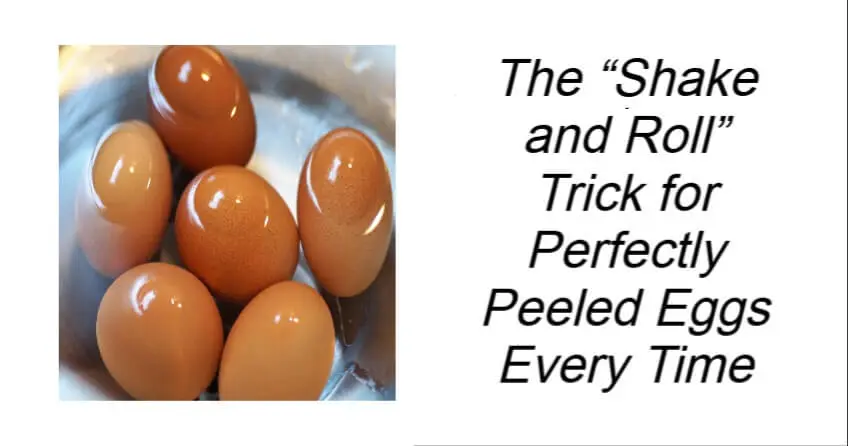 The “Shake and Roll” Trick for Perfectly Peeled Eggs