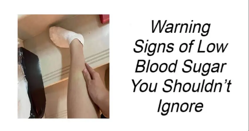 Warning Signs of Low Blood Sugar