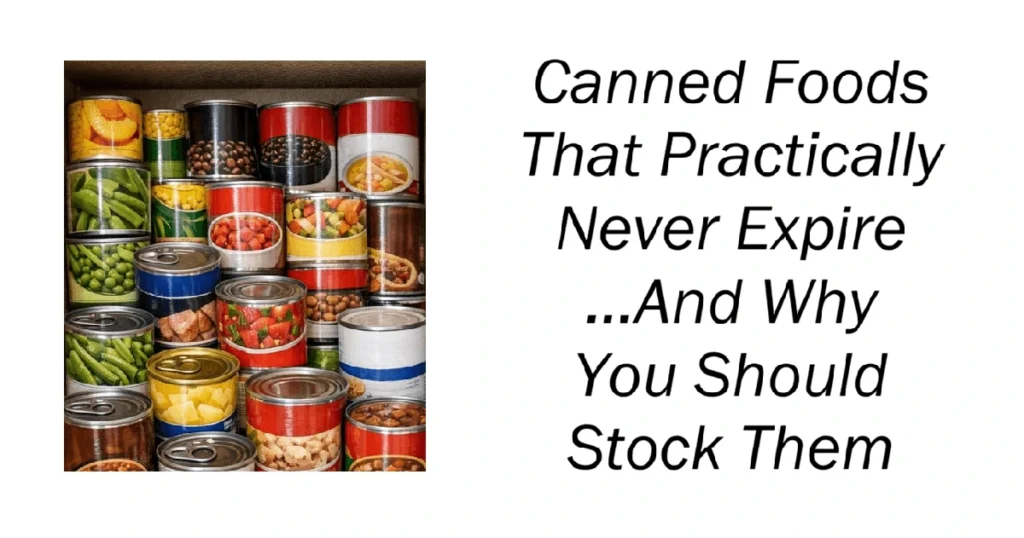 Canned Foods That Practically Never Expire