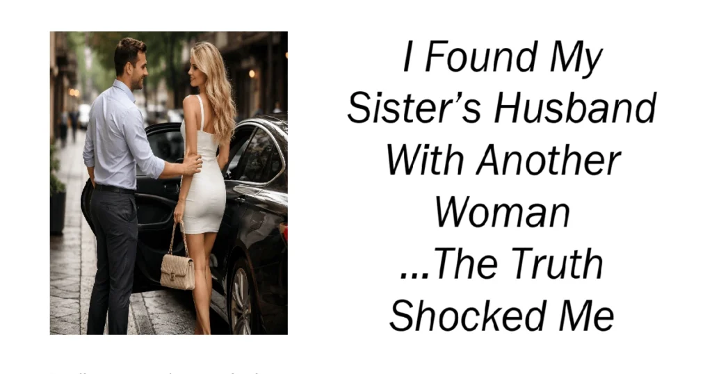 I Found My Sister’s Husband With Another Woman