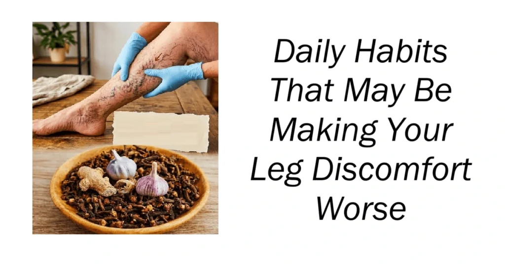 Daily Habits That May Be Making Your Leg Discomfort Worse