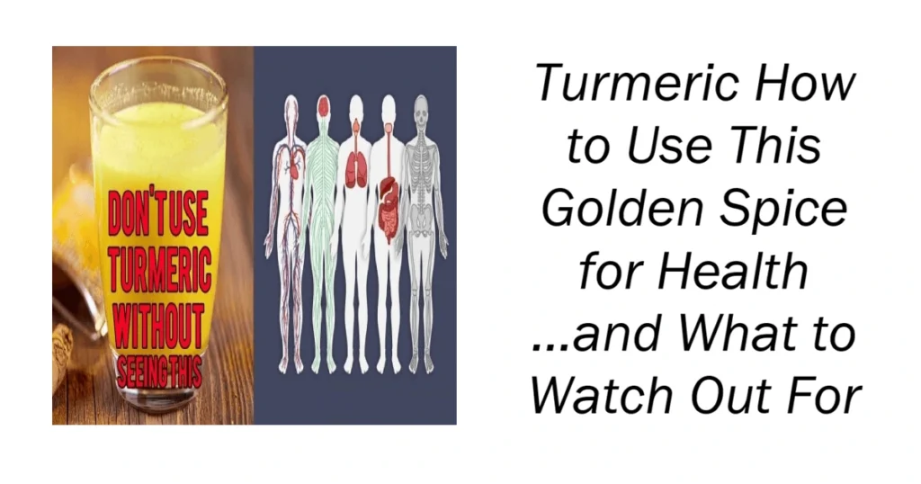 Turmeric How to Use This Golden Spice for Health