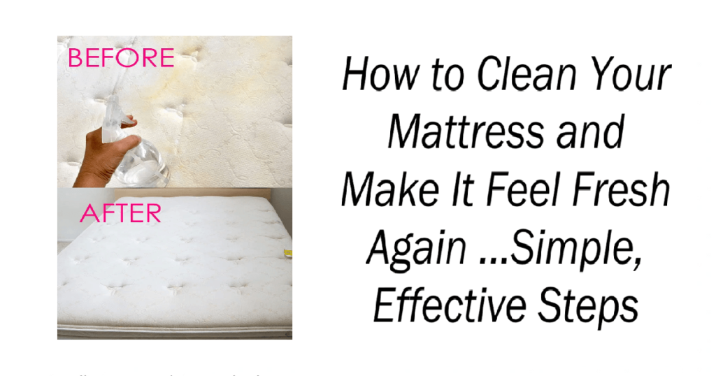 How to Clean Your Mattress