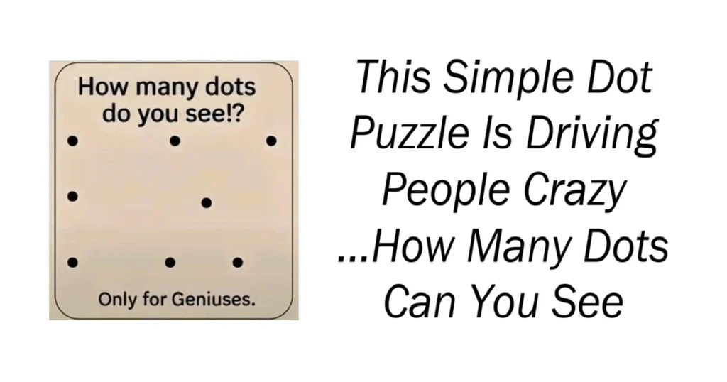This Simple Dot Puzzle Is Driving People Crazy