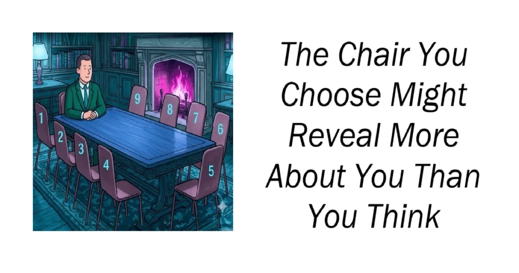The Chair You Choose Might Reveal More