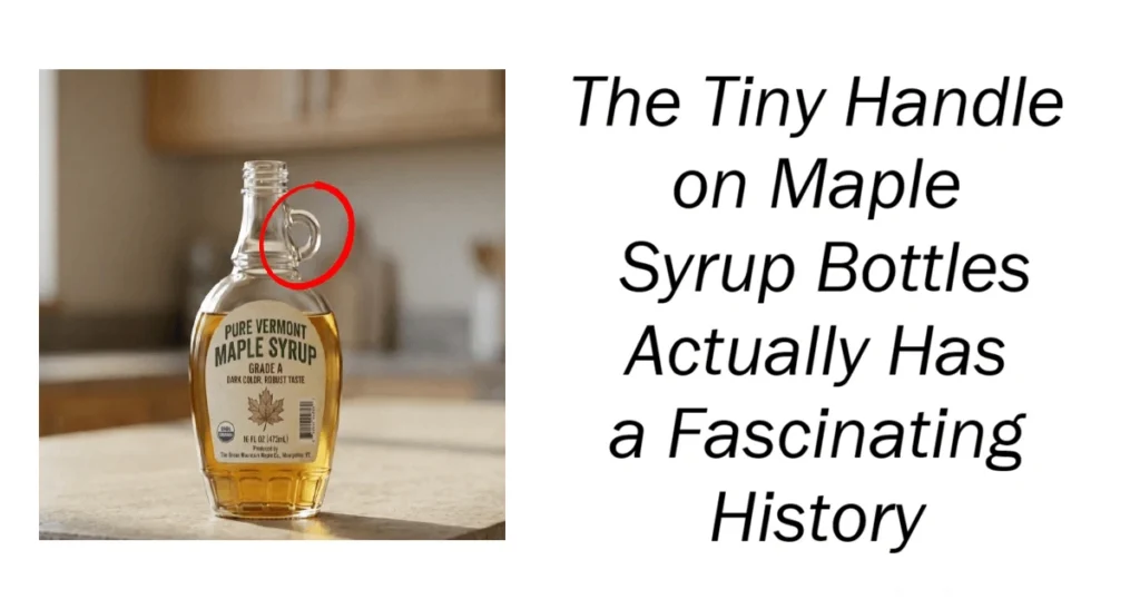The Tiny Handle on Maple Syrup Bottles
