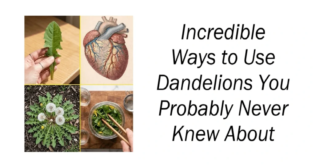 Incredible Ways to Use Dandelions