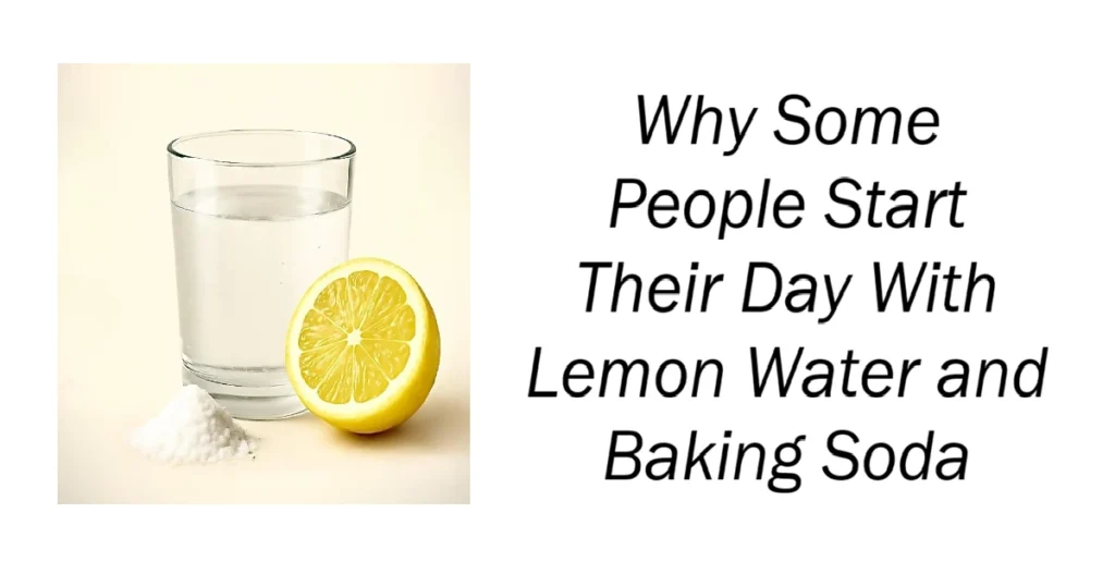 Lemon Water and Baking Soda