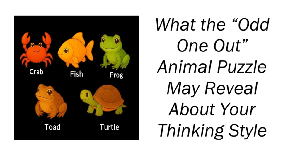 What the “Odd One Out” Animal Puzzle May Reveal