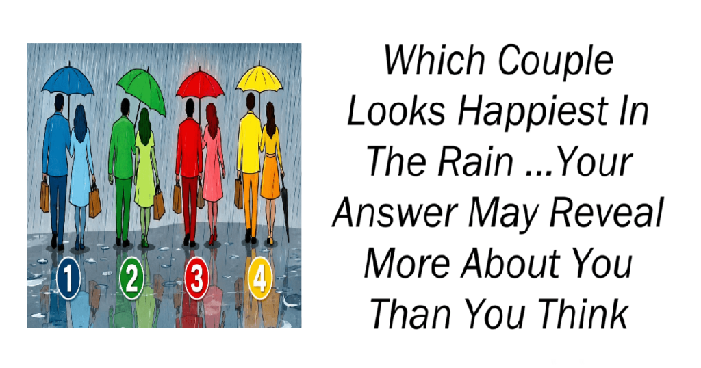 Which Couple Looks Happiest In The Rain