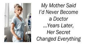 My Mother Said I’d Never Become a Doctor