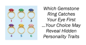 Which Gemstone Ring Catches Your Eye First