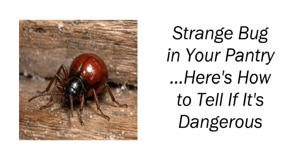 Strange Bug in Your Pantry