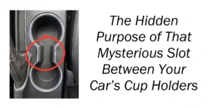Mysterious Slot Between Your Car’s Cup Holders