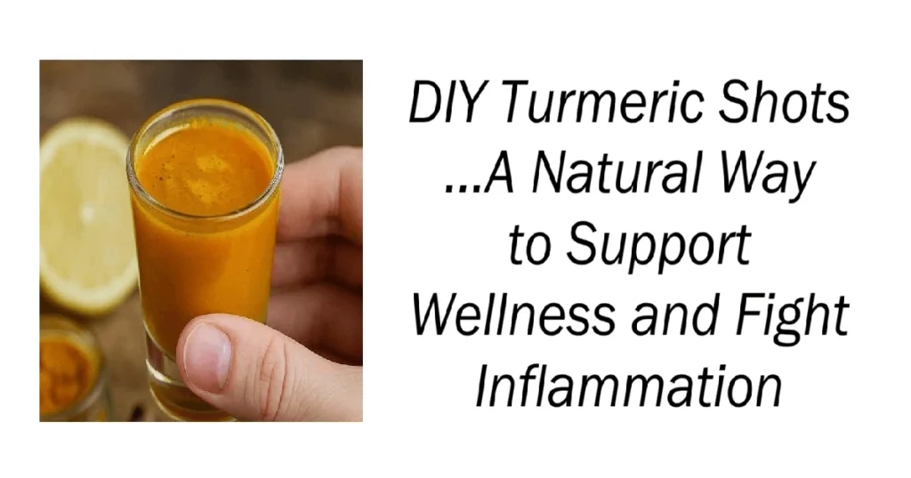 DIY Turmeric Shots