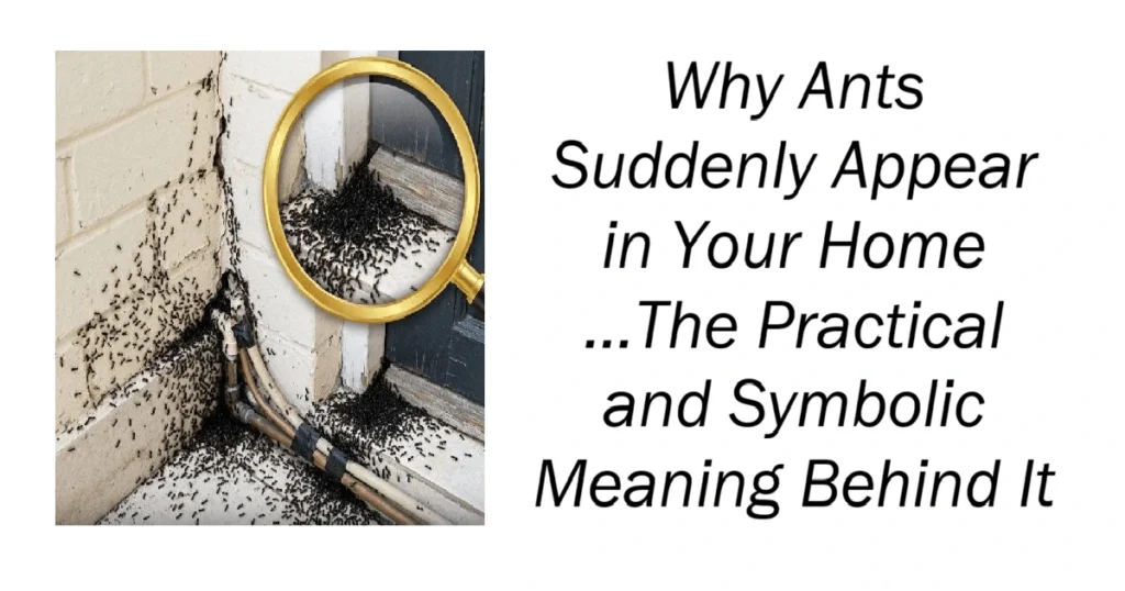 Why Ants Suddenly Appear in Your Home