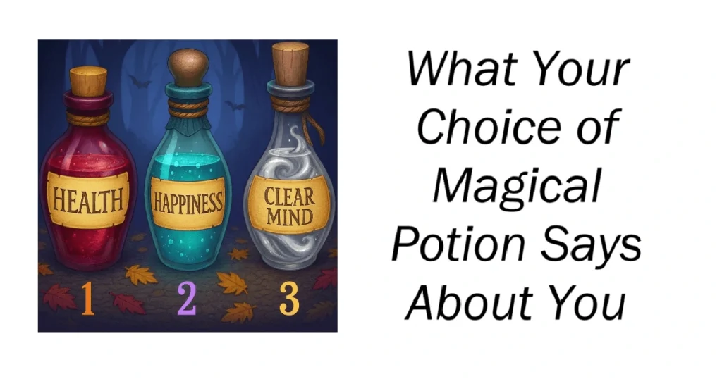 What Your Choice of Magical Potion Says About You