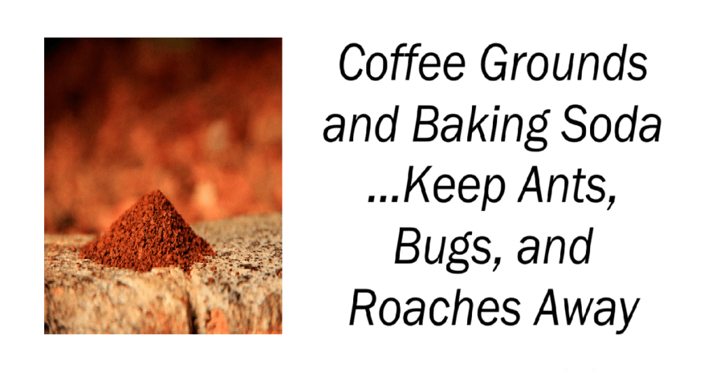 Coffee Grounds and Baking Soda