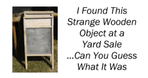 I Found This Strange Wooden Object at a Yard Sale ...Can You Guess What It Was