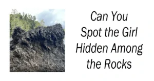 Can You Spot the Girl Hidden Among the Rocks
