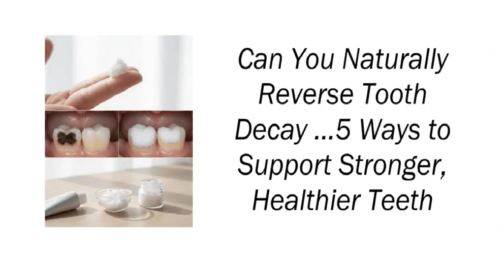 Can You Naturally Reverse Tooth Decay