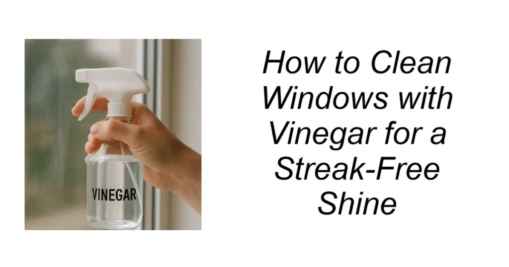 How to Clean Windows with Vinegar for a Streak-Free Shine