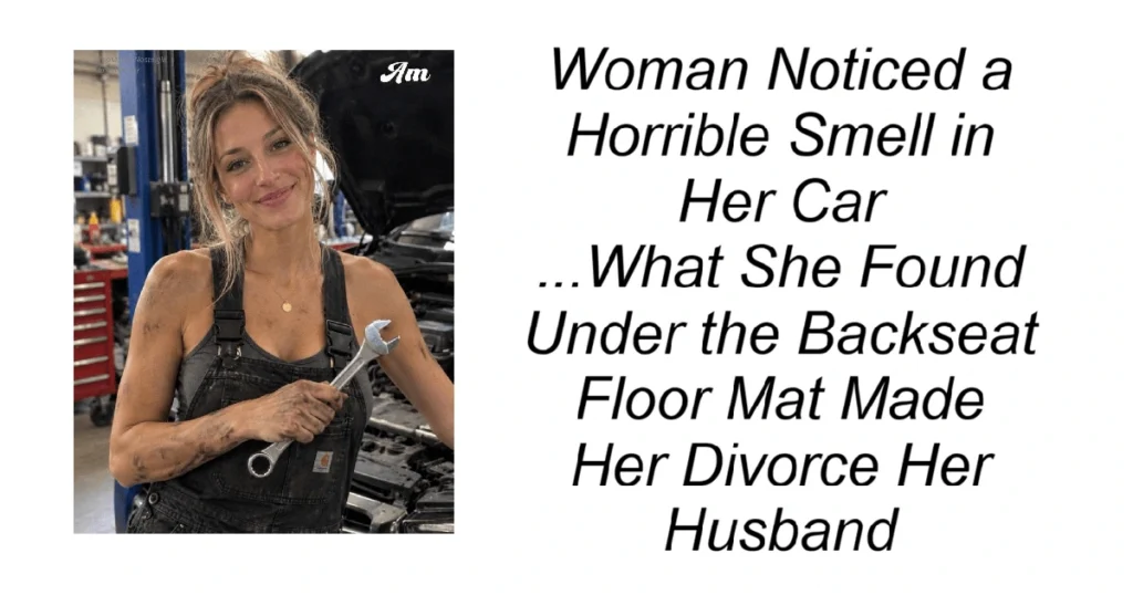 Woman Noticed a Horrible Smell in Her Car