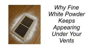 Powder Keeps Appearing Under Your Vents
