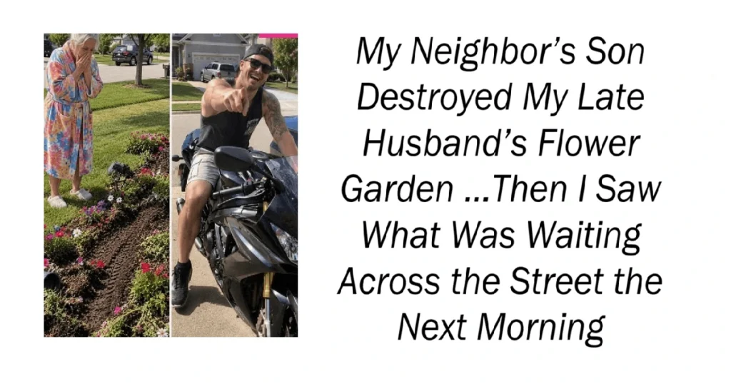 My Neighbor’s Son Destroyed My Late Husband’s Flower Garden