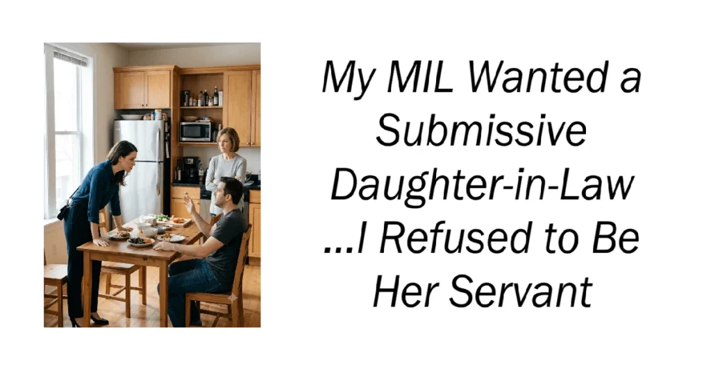 My MIL Wanted a Submissive Daughter-in-Law