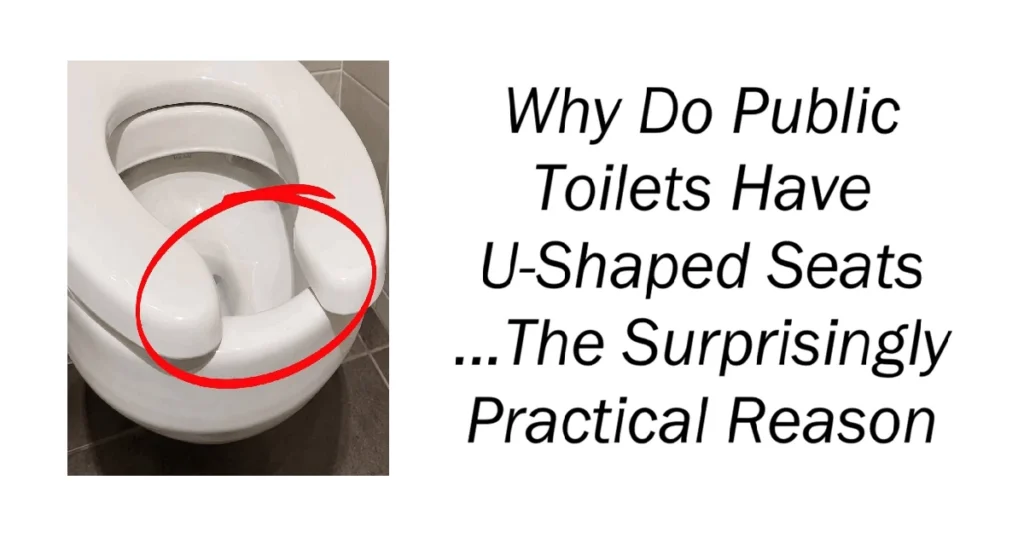 Why Do Public Toilets Have U-Shaped Seats