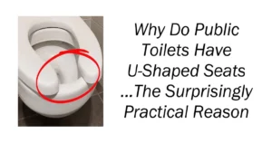 Why Do Public Toilets Have U-Shaped Seats