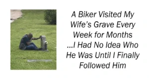 A Biker Visited My Wife’s Grave Every Week for Months
