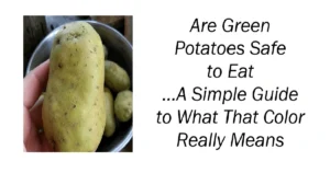 Are Green Potatoes Safe to Eat