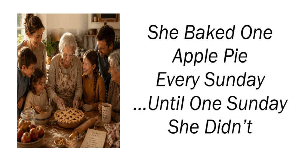 She Baked One Apple Pie Every Sunday