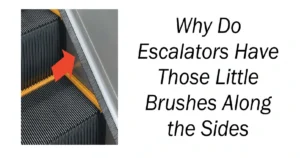 Why Do Escalators Have Those Little Brushes Along the Sides